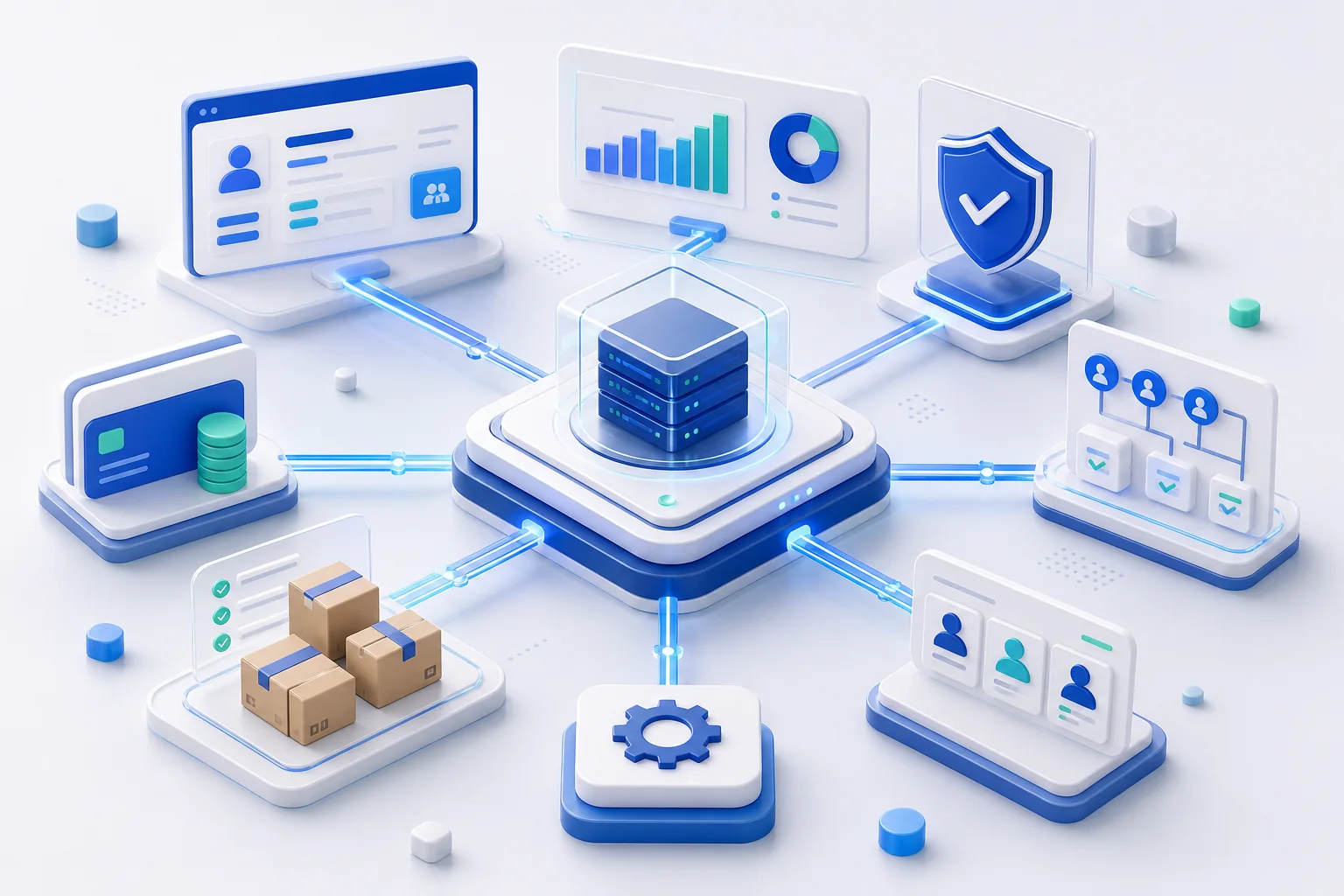 Business Systems & Cloud capability illustration